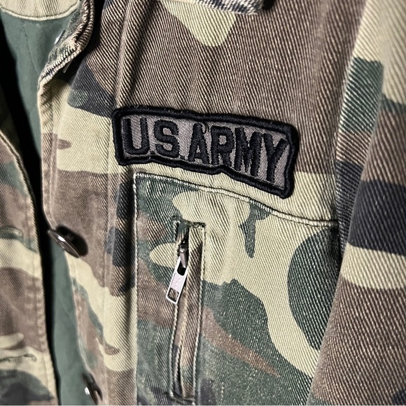 Vintage Rothco US ARMY Camoflauge Sniper Jacket SZ S - Picture 4 of 8